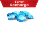 300 Diamonds (150+150) first recharge!